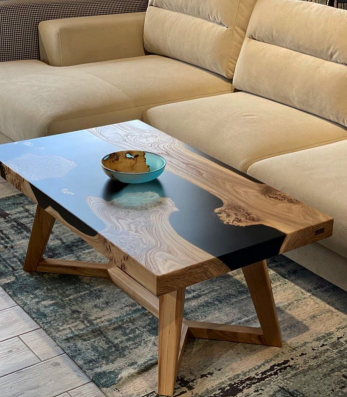 Sunset River Epoxy Coffee Table image 2