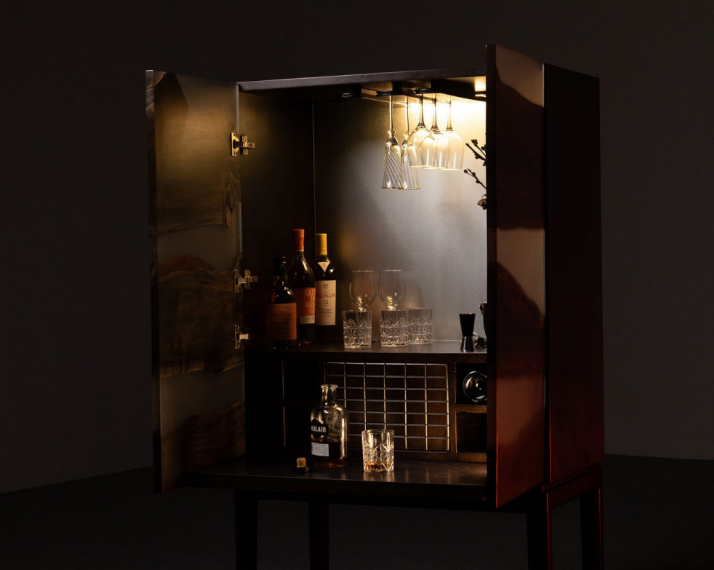 Royal Glow Wooden Bar Cabinet image 2